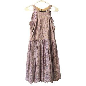 Francesca’s Purple Lined Lace Dress Size Medium Beach Formal Wedding Guest Party